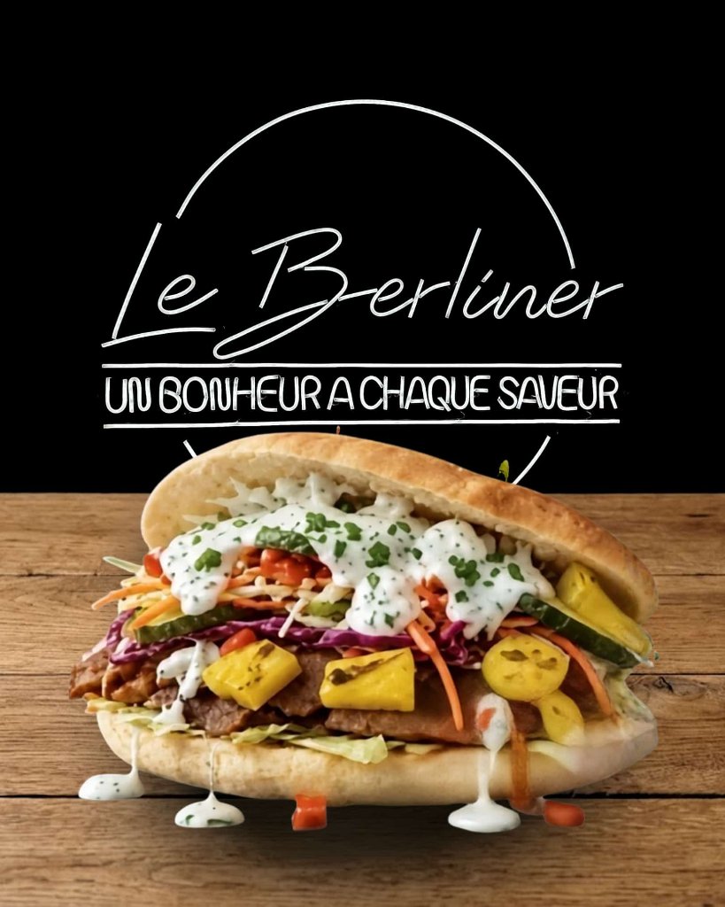 Sandwich döner Hawaï, kebab artisanal Roanne