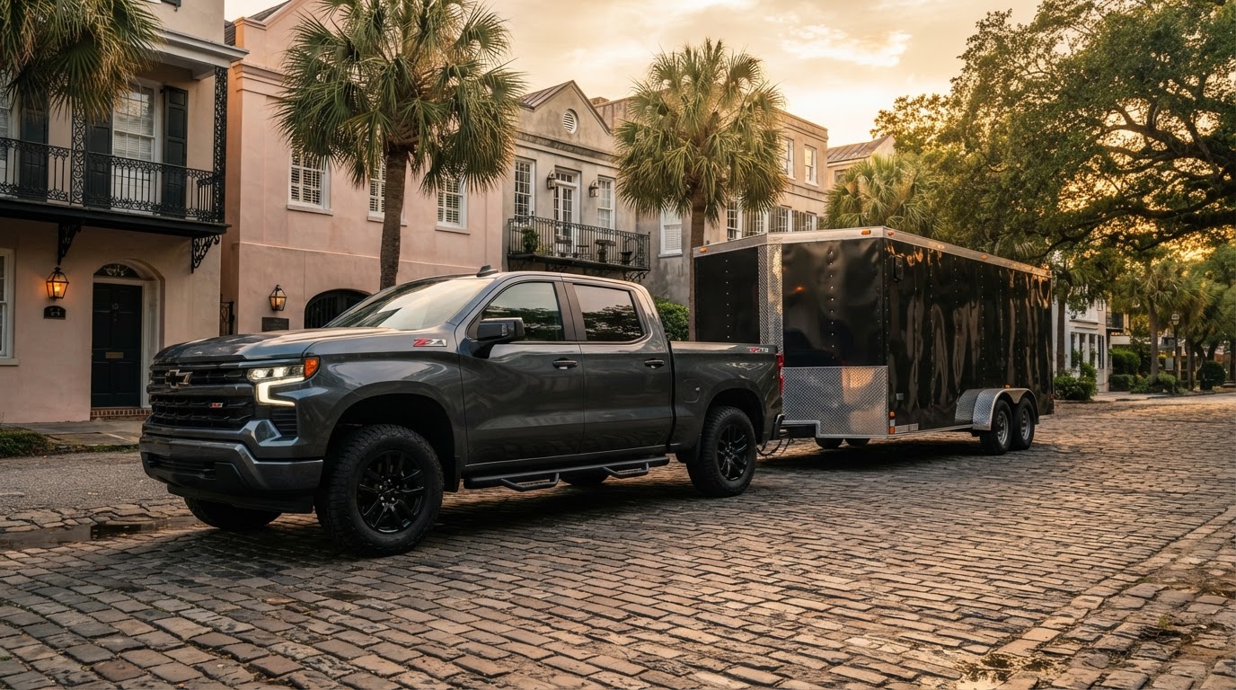 Junk Brothers truck and trailer