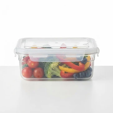 קופסת אחסון 650 מ"ל (מכסה שקוף)
