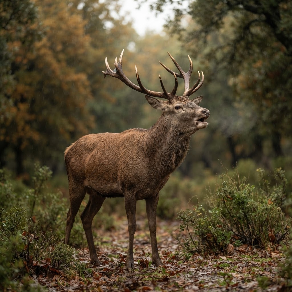 El otoño pone voz al monte mediterráneo, con la berrea en el Parque Nacional de Cabañeros