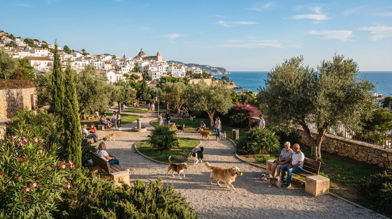 Parque pet friendly en Jaén