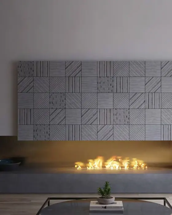 Wadi Wall Art, Basalt, Split-face finish