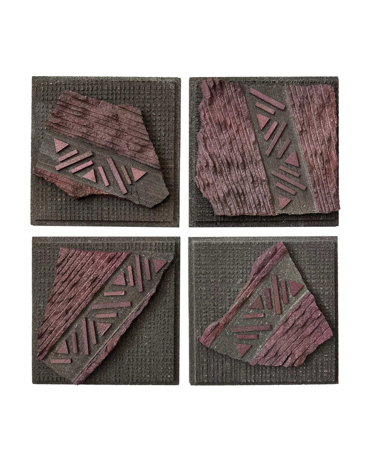 Rose Shard Basalt Tiles — View 2
