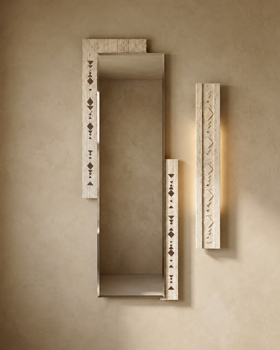 Rimal — Signature Mirror, Natural stone, Textured stone and mirror finish