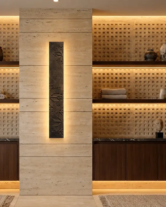 Charcoal Botanical Relief Wall Light