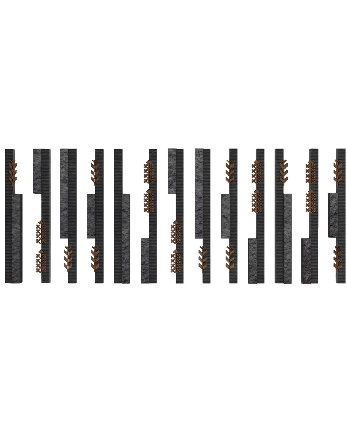 Embroidered Basalt Stems — View 2