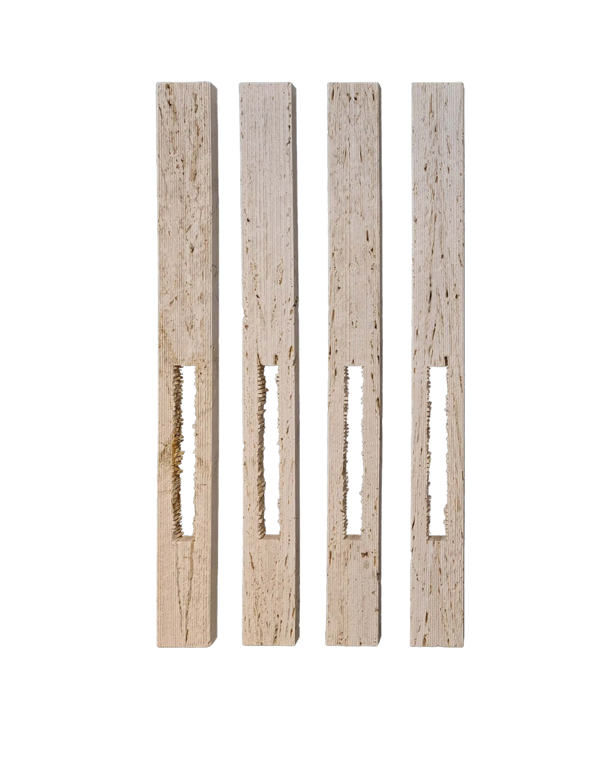 Fissure Travertine Quartet — View 2
