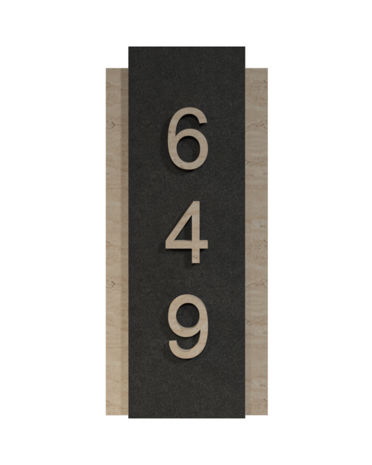 Black Pillar Plate — View 2