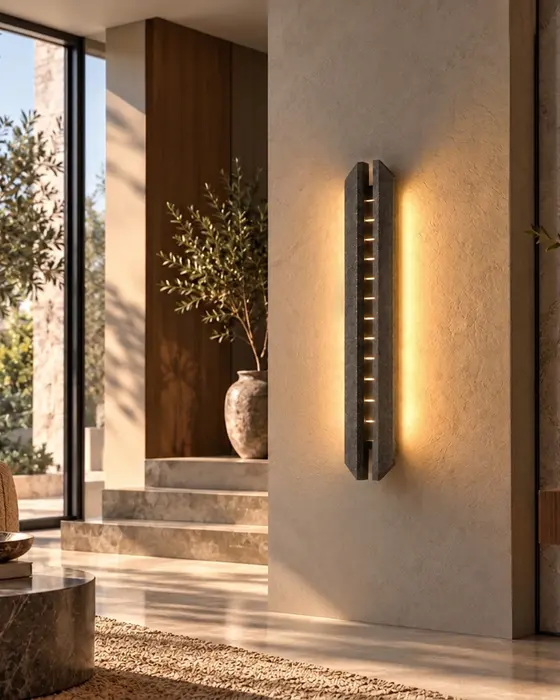 Charcoal Ladder Wall Light