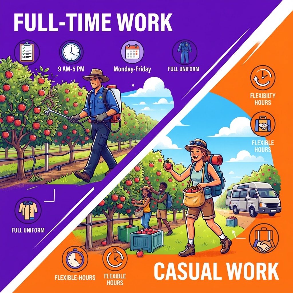 Full-Time vs Casual Farm Work: Which Counts Faster for Your 88 Days?