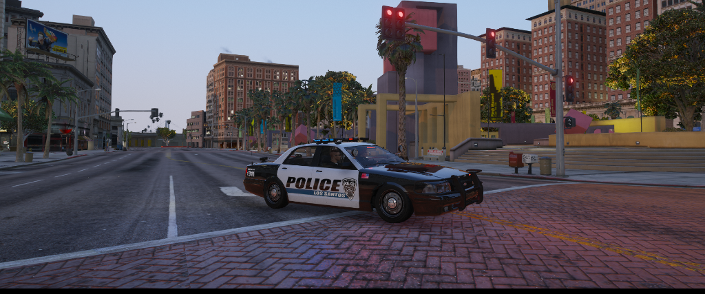 On patrol downtown
