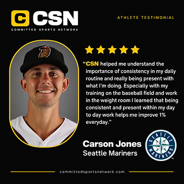 Carson Jones — Seattle Mariners athlete testimonial