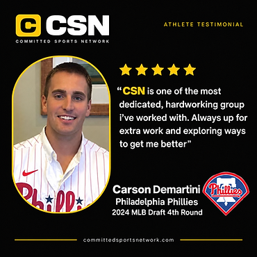 Carson Demartini — Philadelphia Phillies · 2024 Draft, 4th Round athlete testimonial