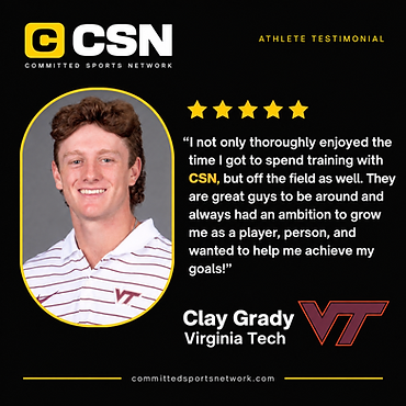 Clay Grady — Virginia Tech athlete testimonial