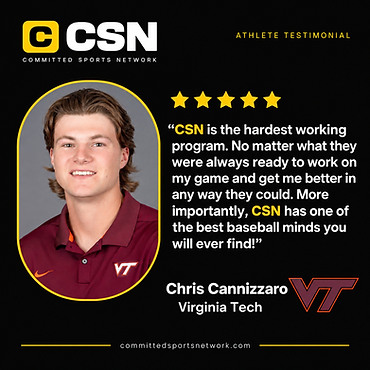 Chris Cannizzaro — Virginia Tech athlete testimonial
