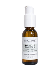 SUNRISE Morning Glow Oil with Vitamin C & SPF 15 beauty brew
