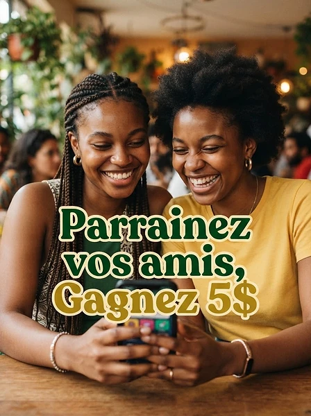 Parrainez vos amis et gagnez 5$ sur Ntalo