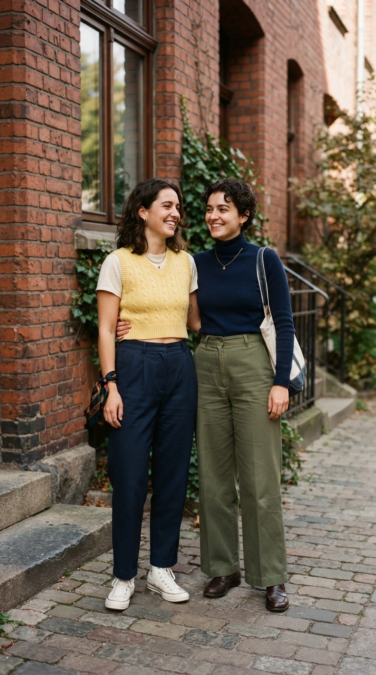 The Subversive Prep — Navy & Canary