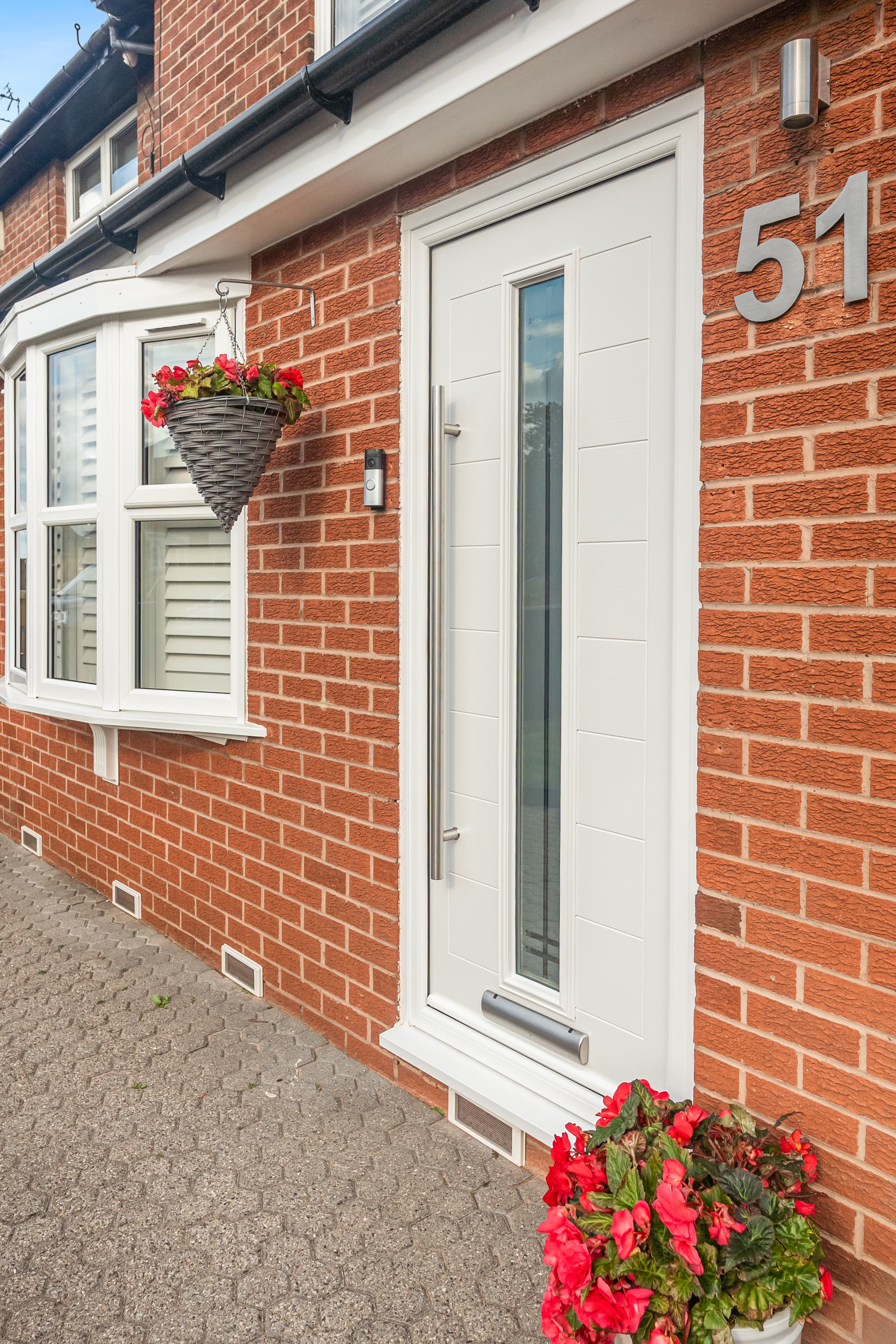 White Composite Door