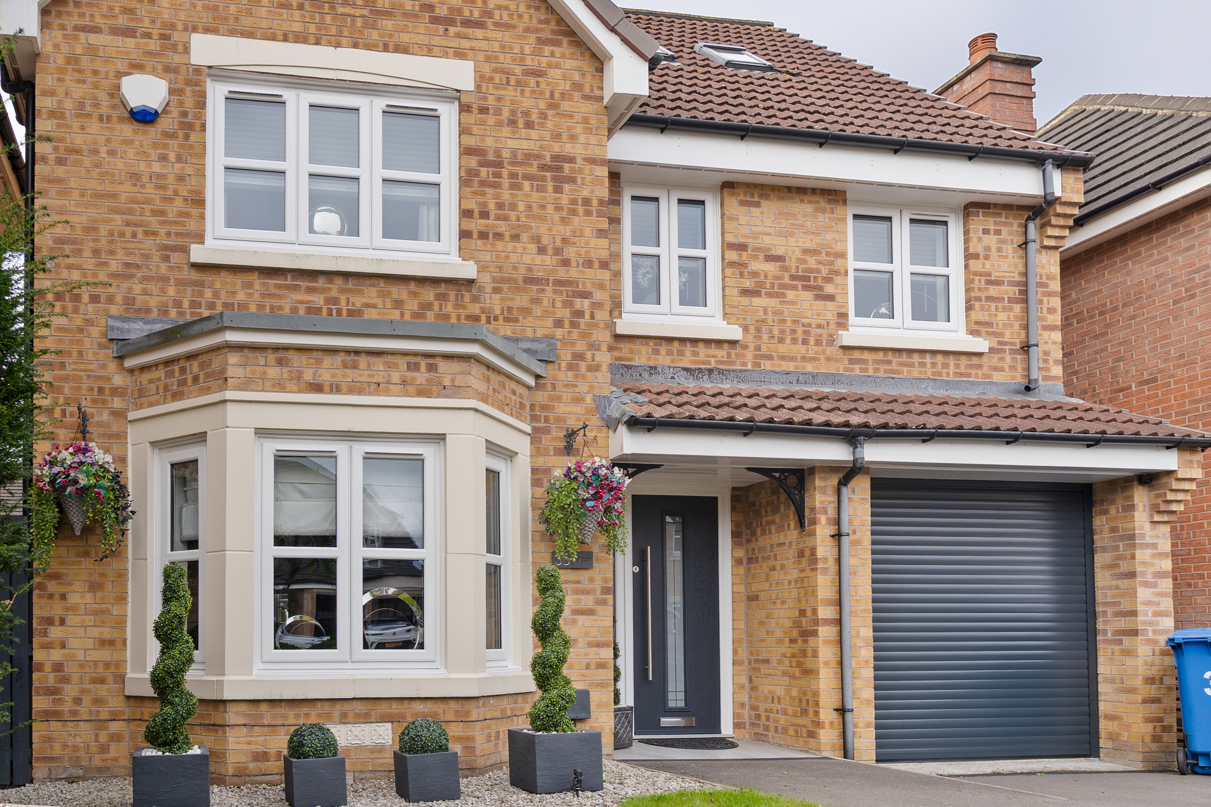 Bay Window, Door & Garage