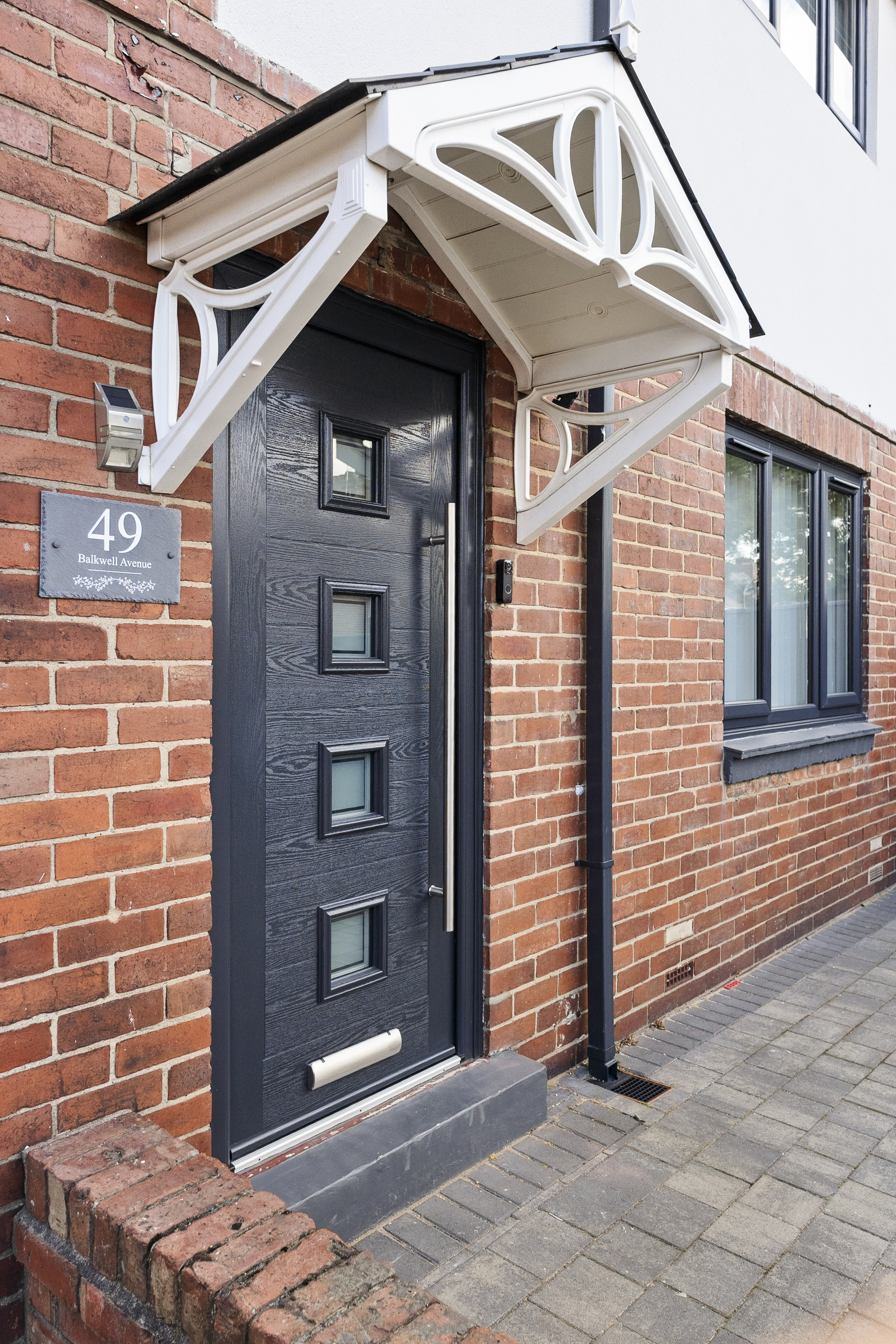Charcoal Composite Entrance