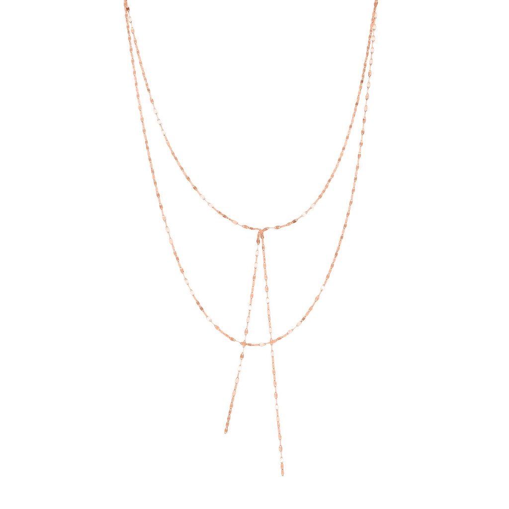Rose Gold Pendant Necklace (PN3084) 1