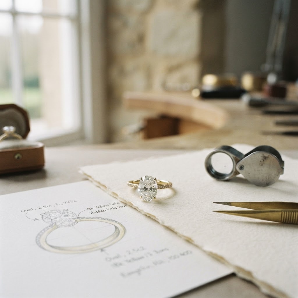 Oval Diamond Engagement Ring UK: Technical Procurement and Design Guide
