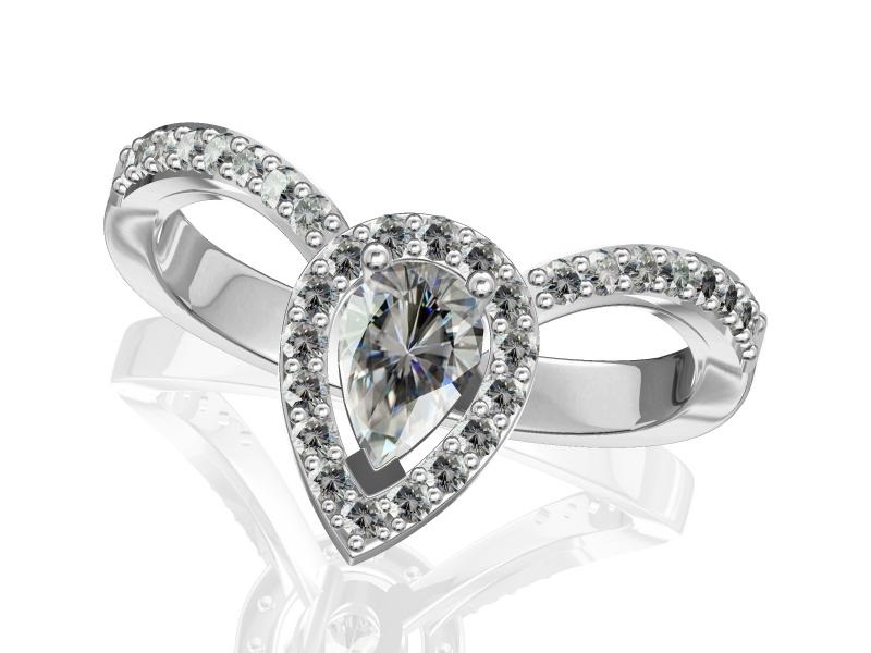 Four-Claw Round Diamond Solitaire Engagement Ring | Classic 18ct White Gold 1