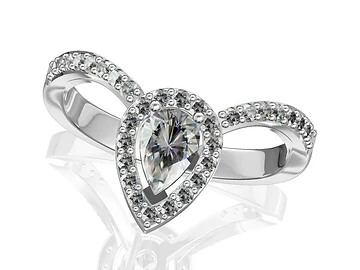 Four-Claw Round Diamond Solitaire Engagement Ring | Classic 18ct White Gold
