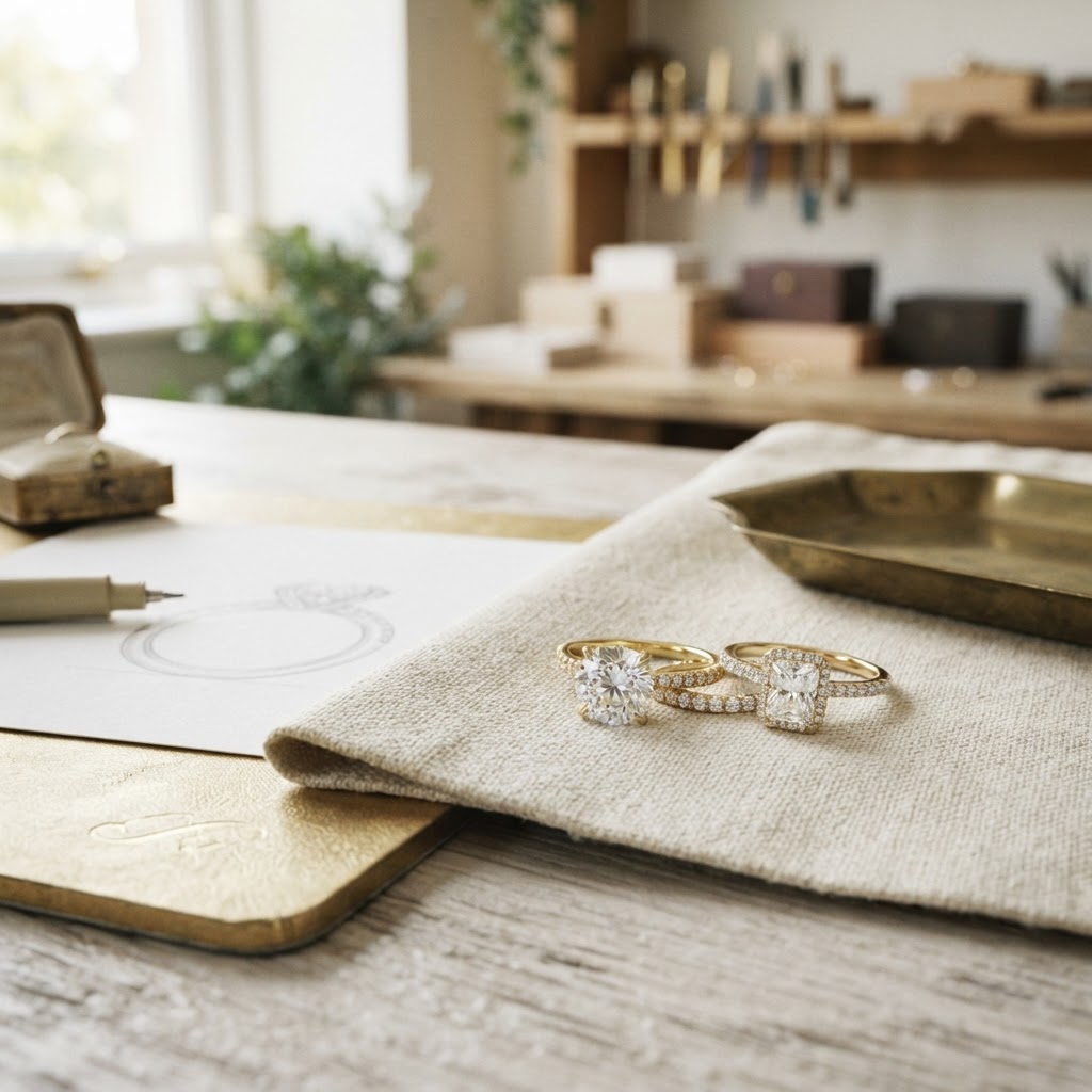 Custom engagement rings in Uddingston: prices and finance