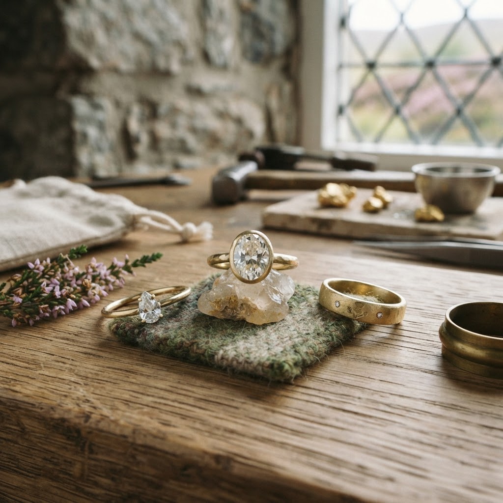 Ethical engagement rings in Scotland, from style to sourcing