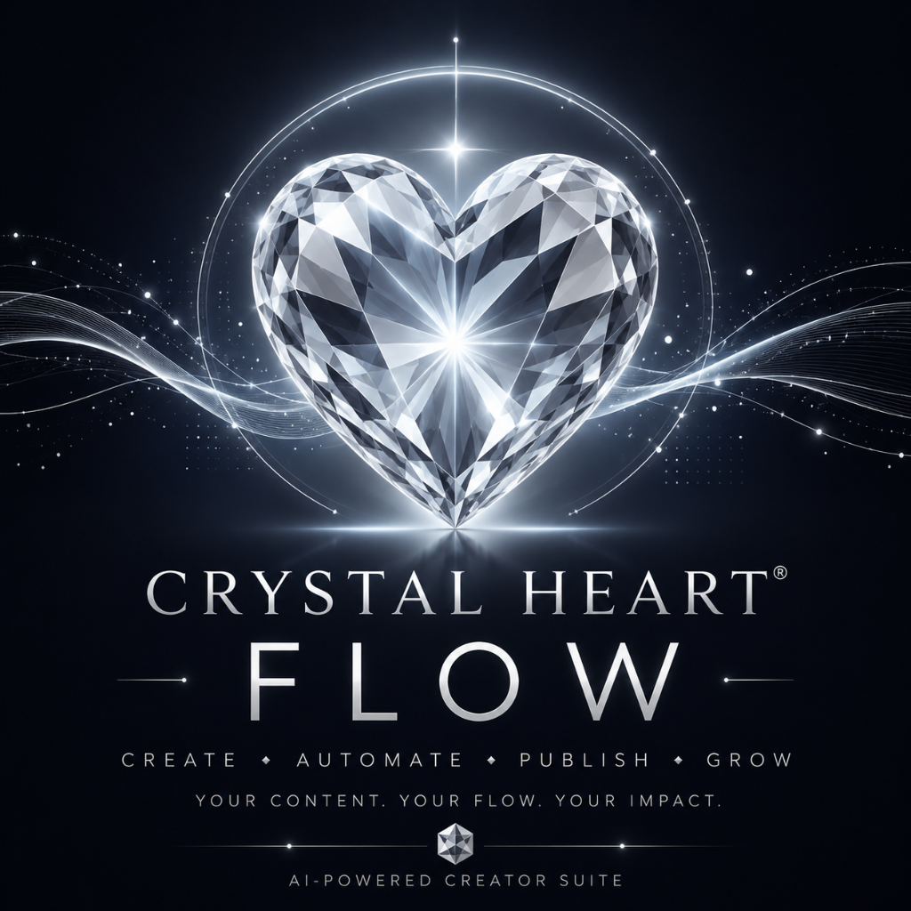 Crystal Heart® Flow logo