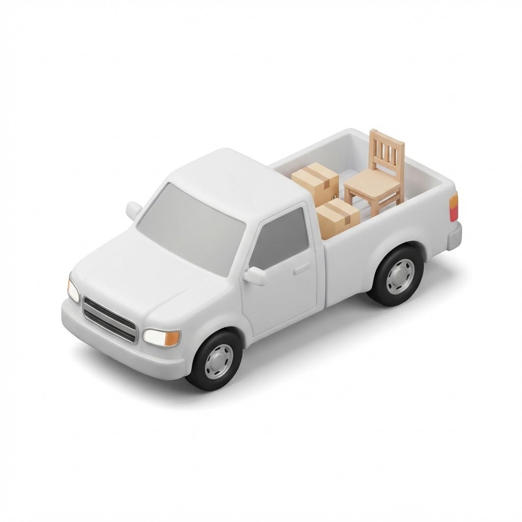 Light Load — how much fits in the truck