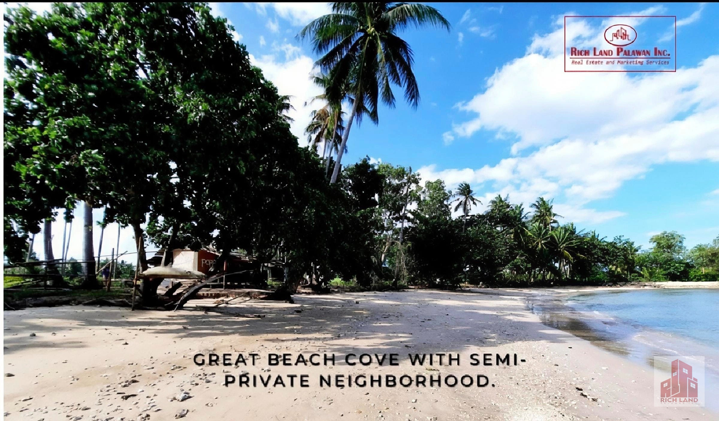White Beach Cove in Tigman Aborlan, Palawan for Sale