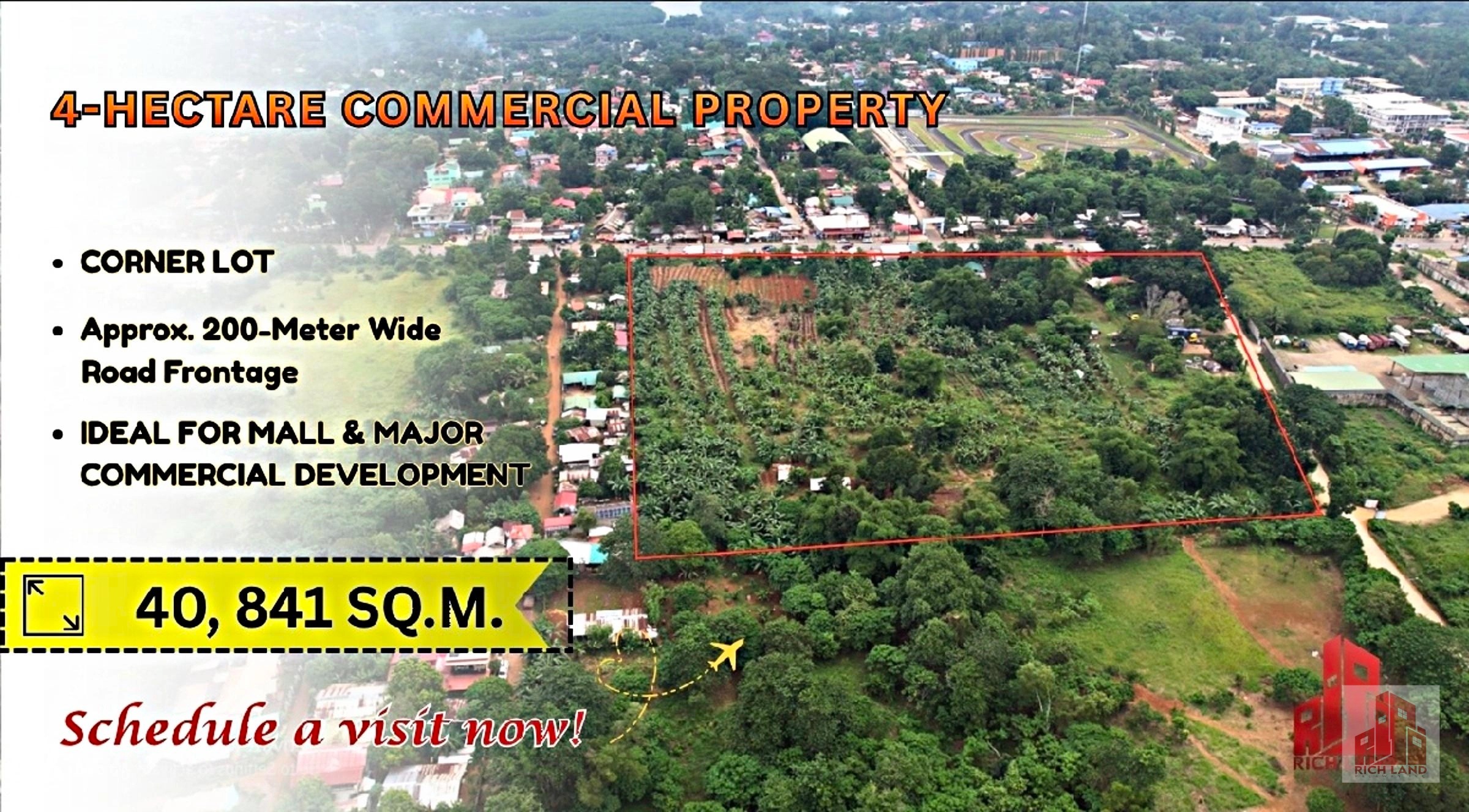 4-HECTARE COMMERCIAL PROPERTY FRONTING NATIONAL HIGHWAY IN PUERTO PRINCESA CITY