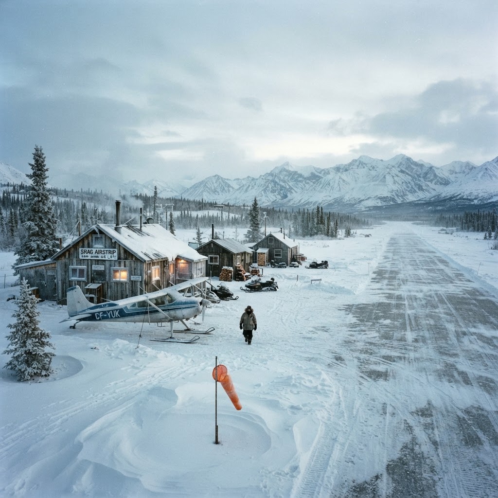 Snag, Yukon — a remote Canadian airstrip site that recorded the coldest temperature in North America