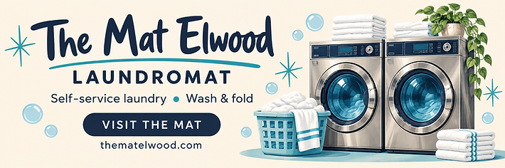The Mat Elwood laundromat — self-service laundry and wash & fold in Elwood.