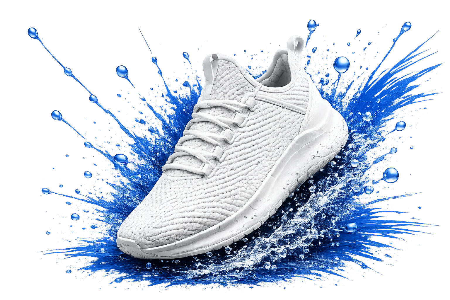 Fresh white sneaker after professional shoe cleaning in Melbourne