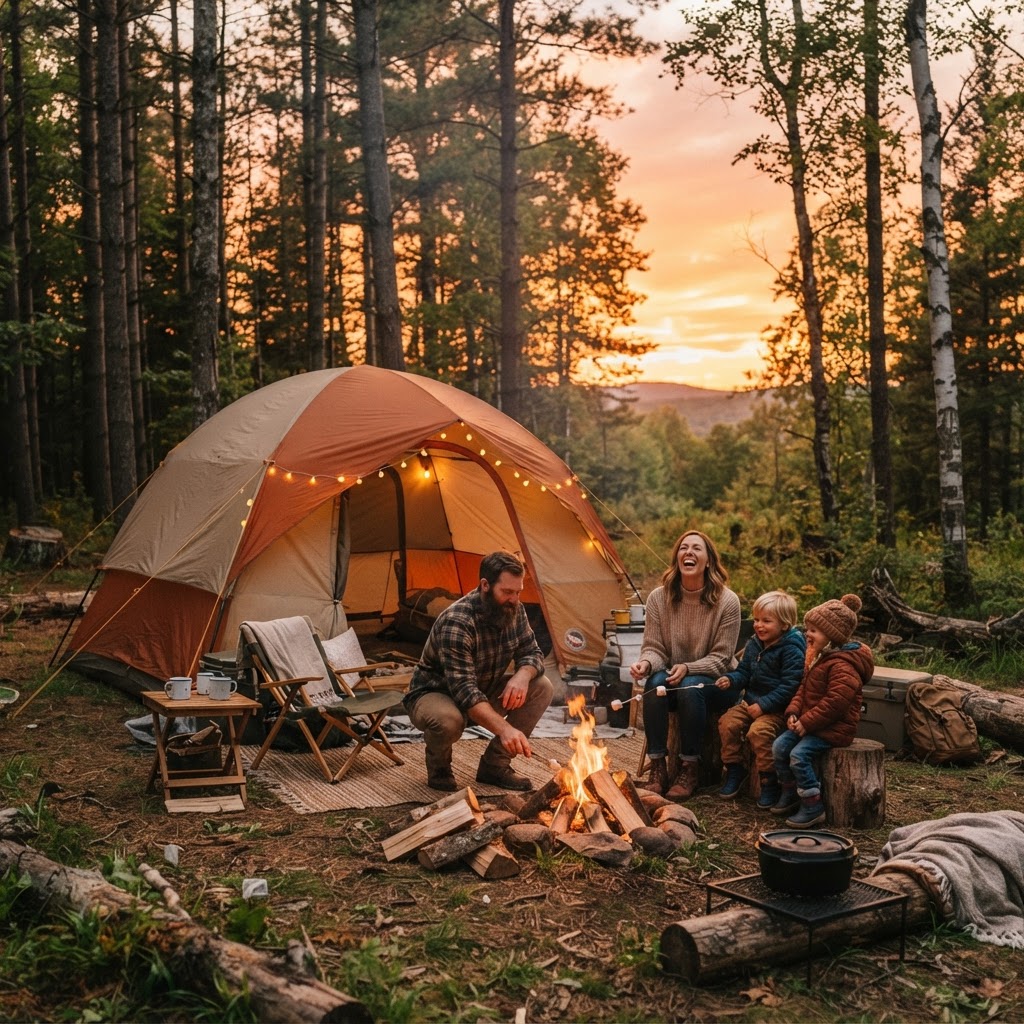 6-Person Family Camping Tent