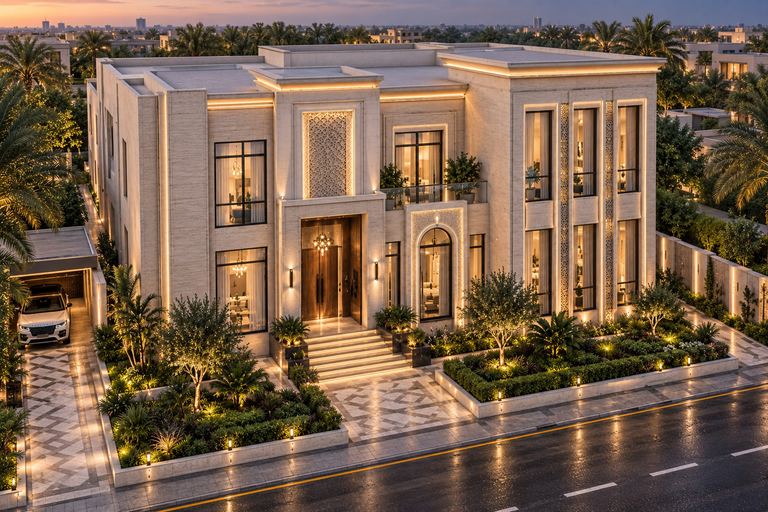 فيلا كلاسيكية معاصرة — فيلا كلاسيكية معاصرة in Dubai by Deira Engineering Consultants