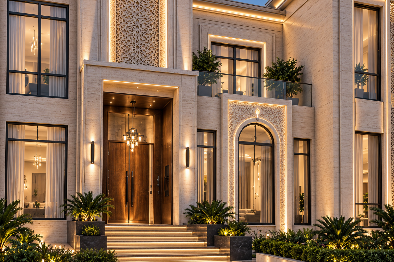 فيلا كلاسيكية معاصرة — فيلا كلاسيكية معاصرة in Dubai by Deira Engineering Consultants