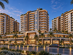 مجمع سكني وتجاري حضري — تصميم مبدئي