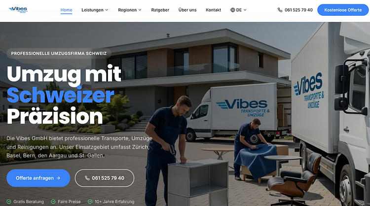 Vibes GmbH Webseite
