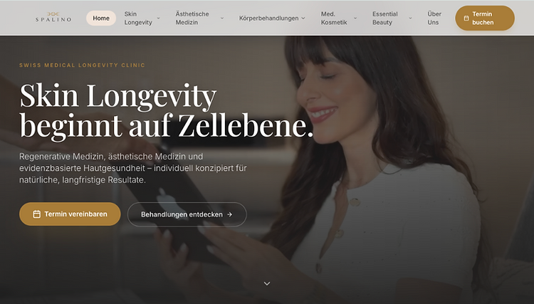 Spalino Webseite