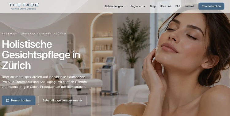 THE FACE® Webseite