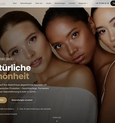 Abricot Kosmetik Webseite