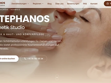 Estephanos Kosmetik Studio Webseite