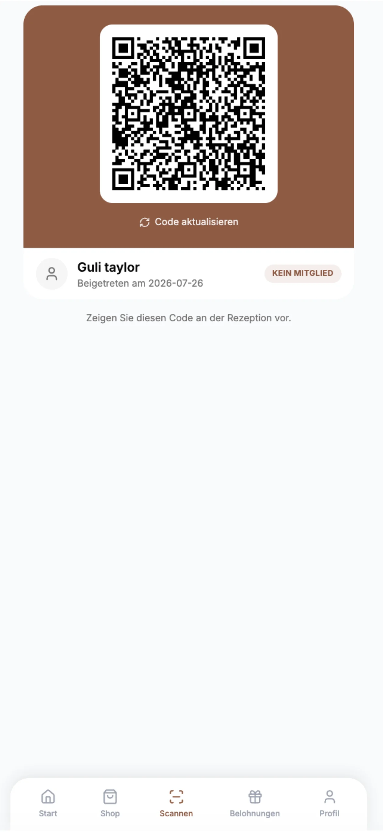 BeautyFlow App Ansicht