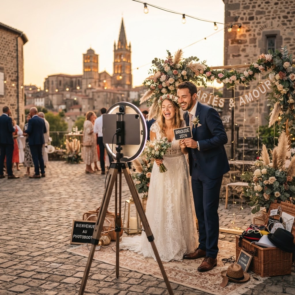 Photobooth mariage Brioude Haute-Loire