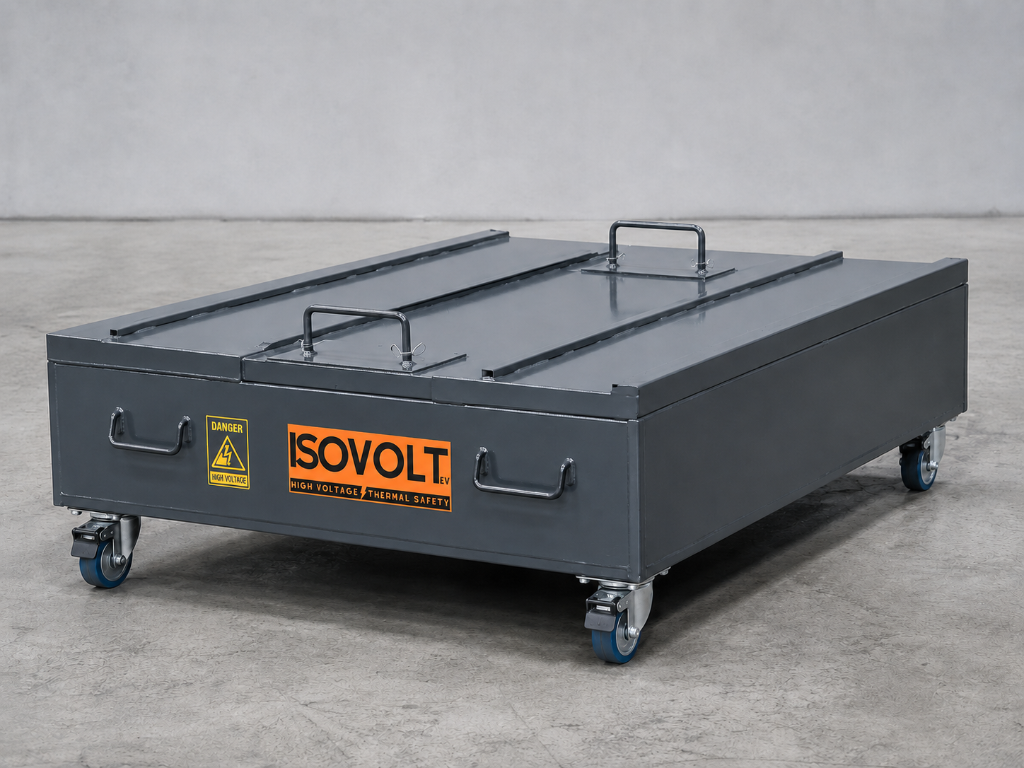 ISOVOLT High-Voltage Battery Quarantine & Transport Container